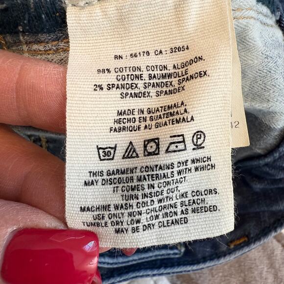 Women's Anthropologie Pilcro Blue Jean Denim Shorts Size 26 - Picture 4 of 6